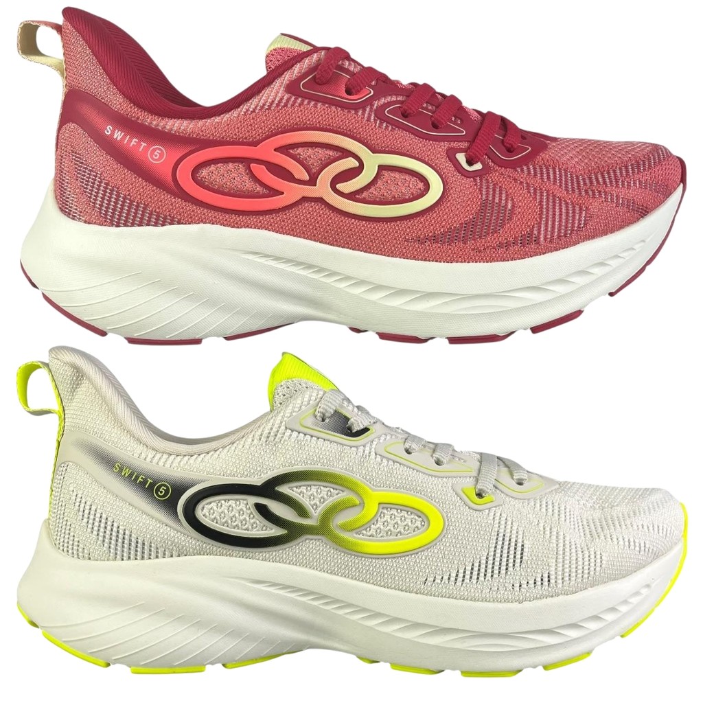 Tênis Olympikus Swift 5 Feminino Original Corrida Caminhada Leve Confortável