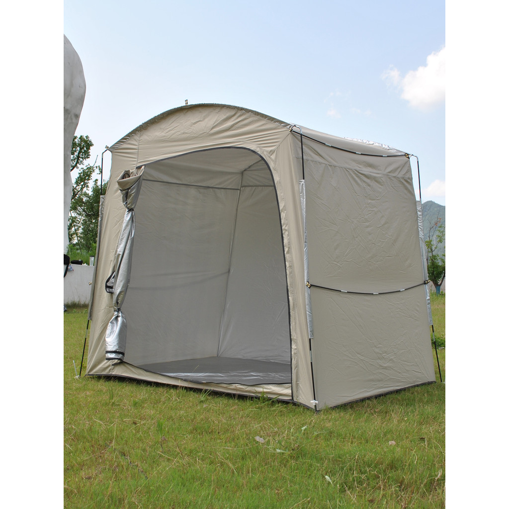 Tenda de bicicleta de tamanho grande com guarda-roupa simples, barraca de carrinho de bebê de armazenamento, barraca de
