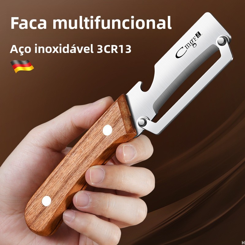 Descascador multifuncional para cozinha, plaina doméstica dedicada para melão W2UW