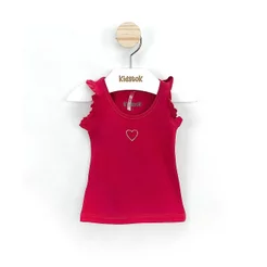 Blusa Menina Coração Metálico - Kidstok