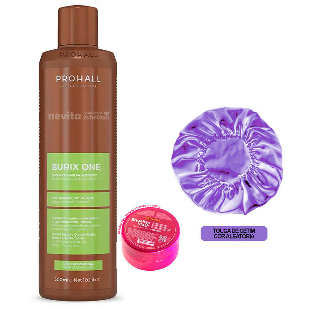 Alisa Cabelo Burix One Prohall 300ml + Touca/Mini Equalize 50g