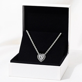 {S925 prata nobre coração colar} amor pingente amante presente jóias feminino