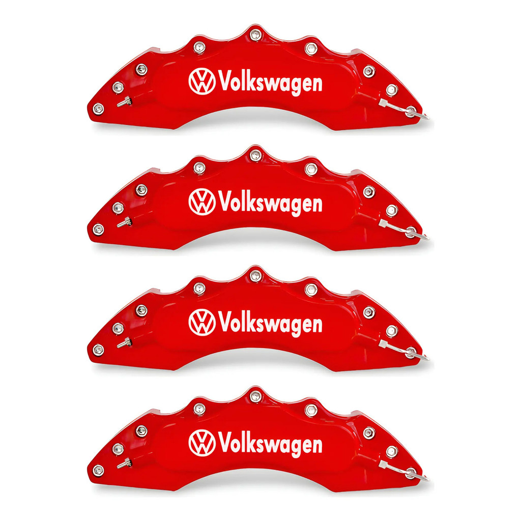 Kit 4 Capas De Pinça De Freio Esportiva 24cm Vw + 1 Cola