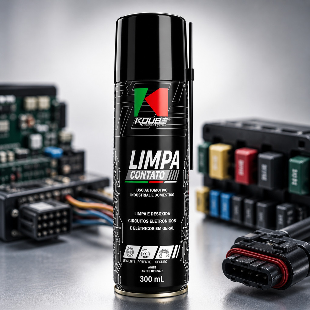 Limpa Contato Eletronico automotivo placa computador Spray 300ml Koube