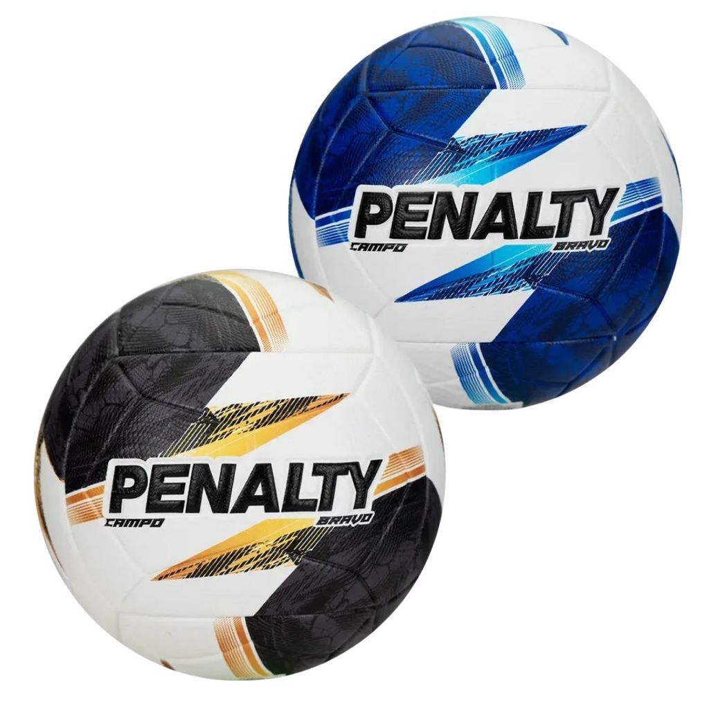 Bola Futebol Penalty Bravo XXVI Campo – Profissional, PU Premium Ultra Fusion, Controle e Precisão