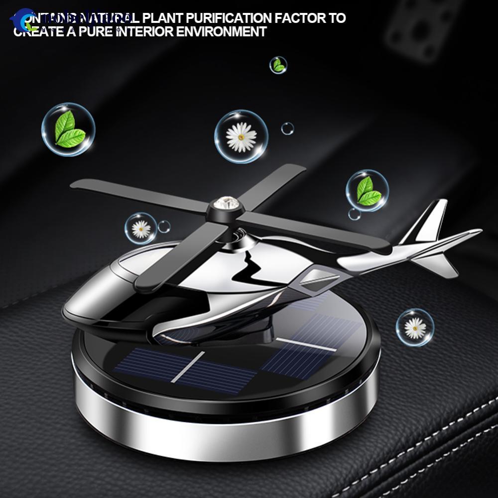 NOBELJIAOO Ambientador De Carro , Energia Solar , Avião , Difusor De Fragrância , Ornamento , Painel , Estilo Helicópter