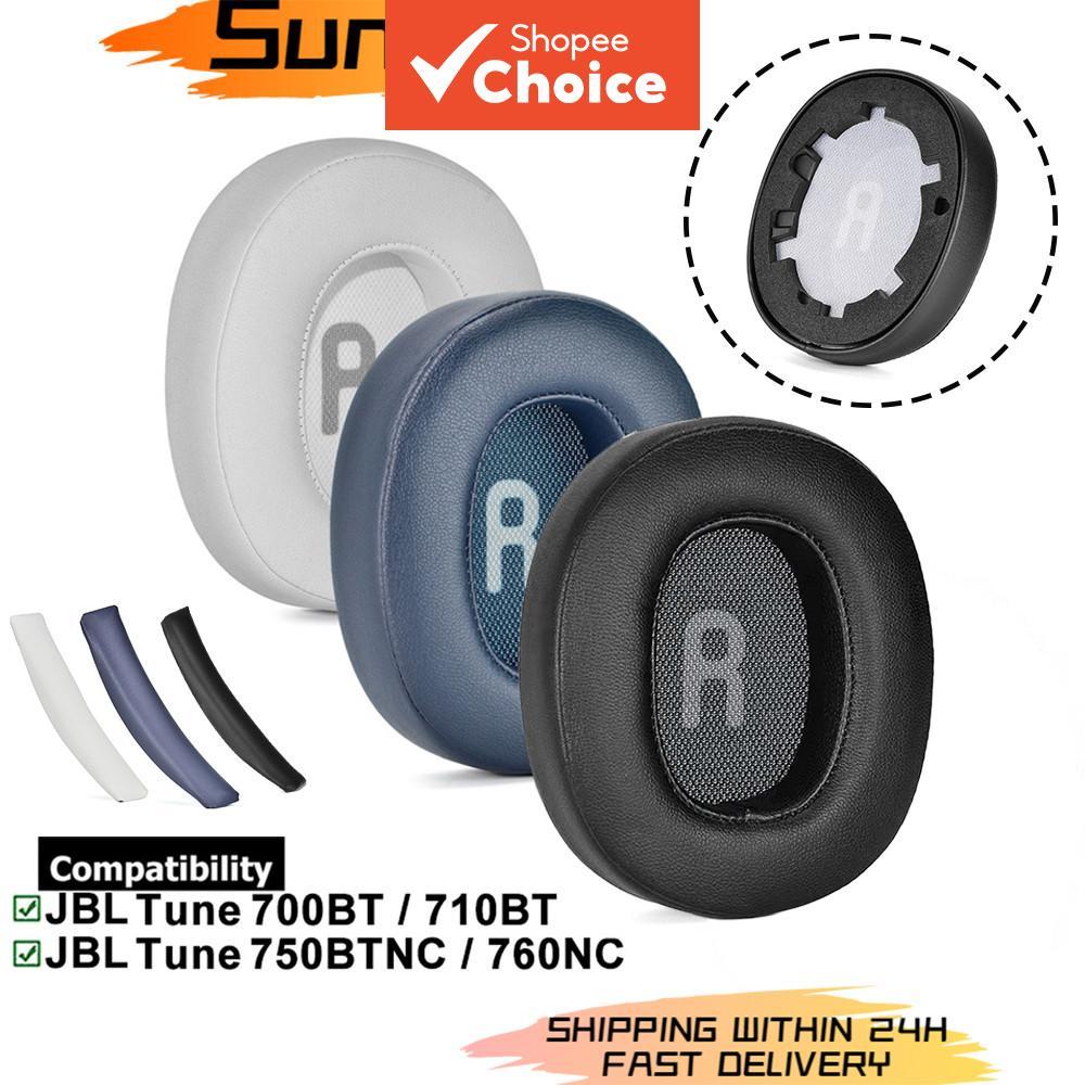  Almofadas de substituição em espuma viscoelástica para fones de ouvido JBL TUNE 700BT/710BT/720BT/750BT/760BTNC