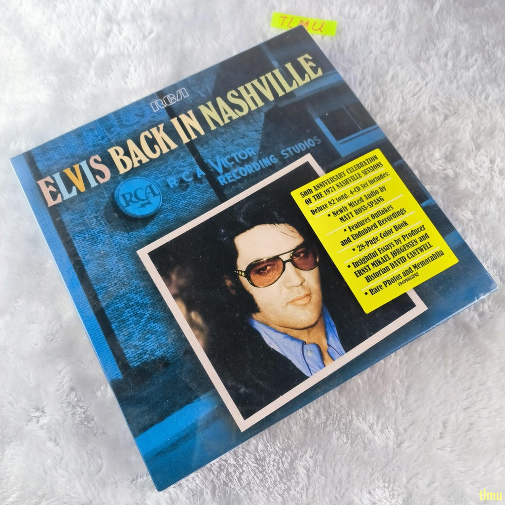 J922 Elvis Presley Back In Nashville 4CD Conjunto De Caixa De Compilação Deluxe Edition B0102