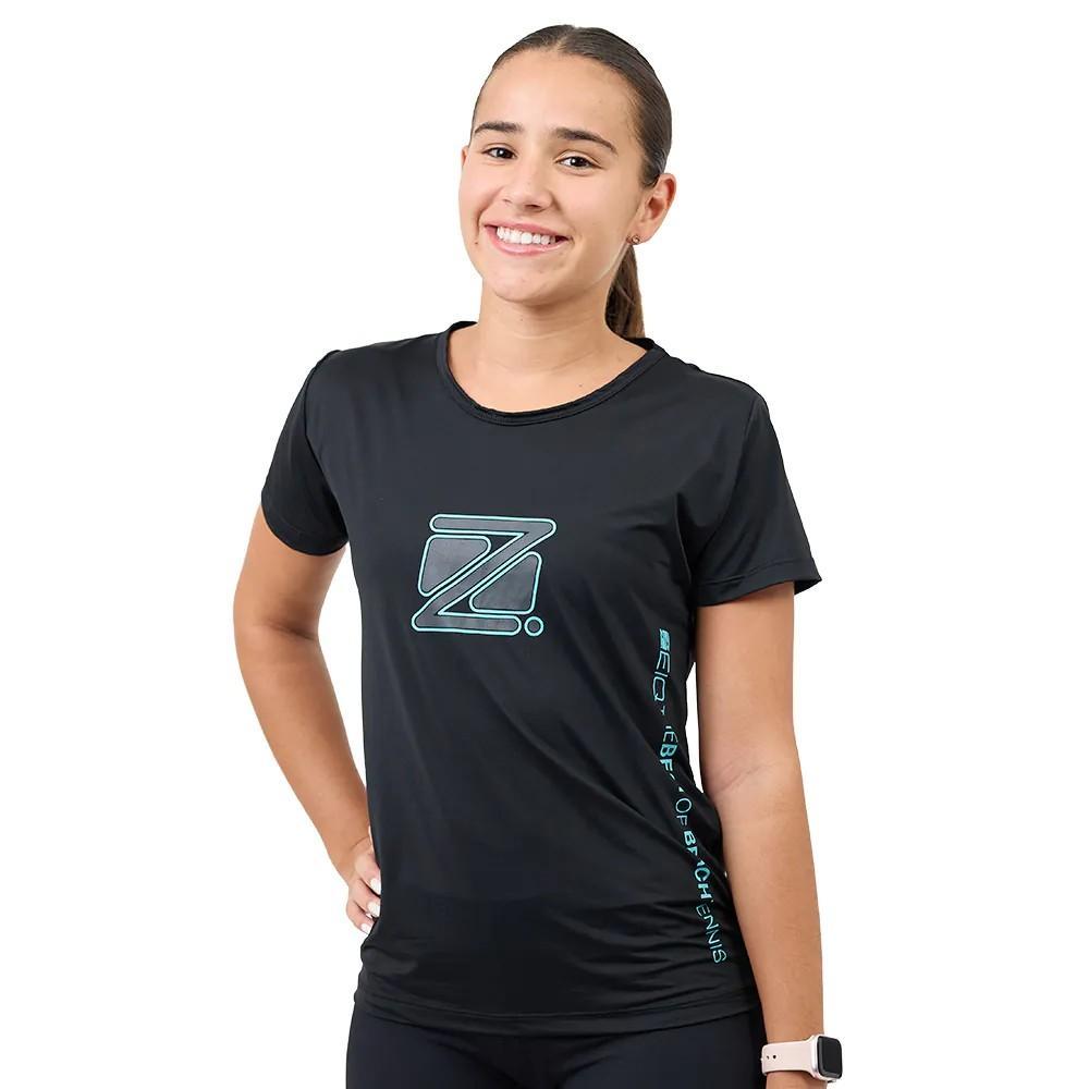 Camiseta Esportiva Baby Look Dry LB Zeiq Preta