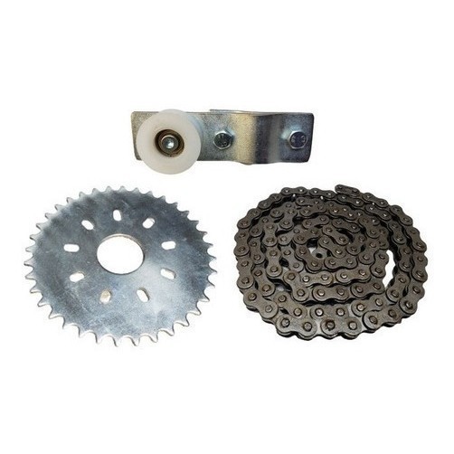 Kit Coroa 36 Dentes Corrente Esticador Bicicleta Motorizada