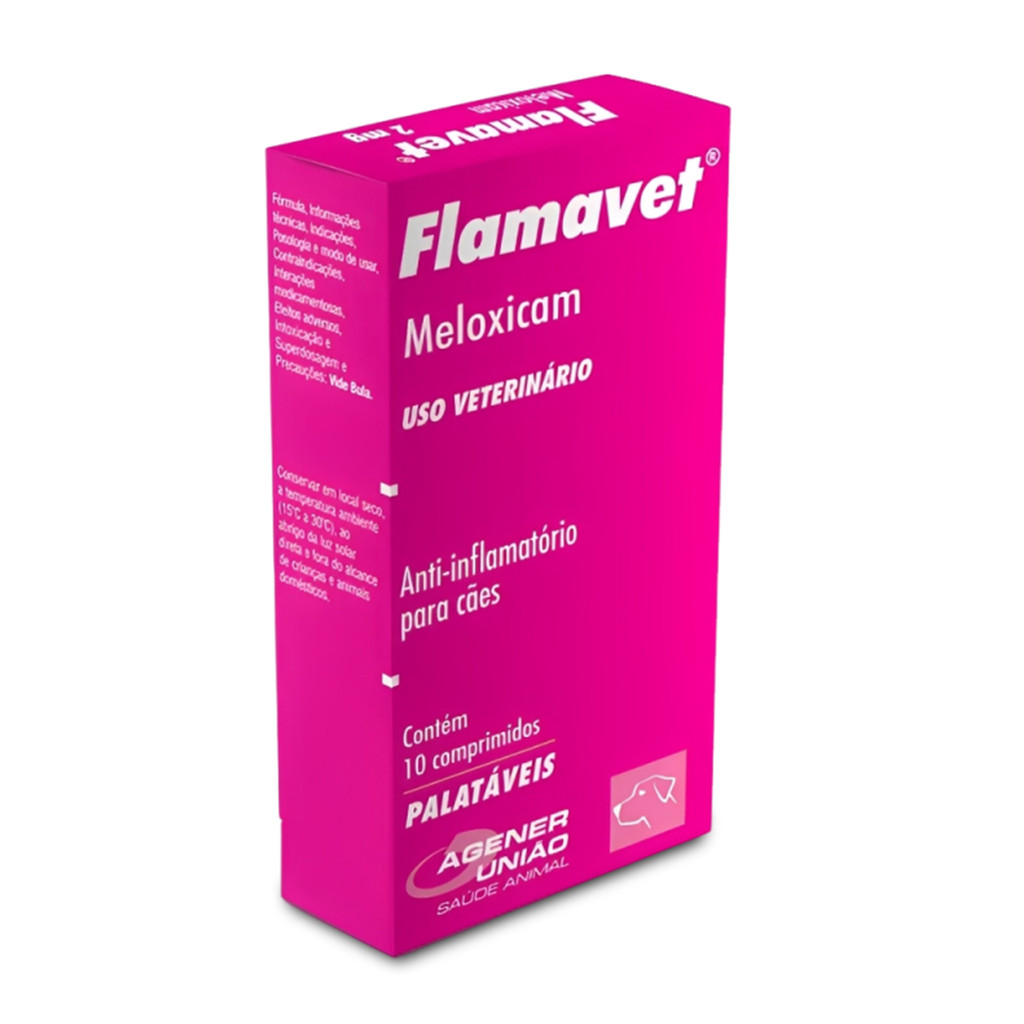 Flamavet 2 Mg - C/10 Comprimidos - Caes