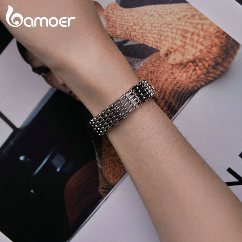 Pulseira Retráctil Bamoer Jóias Da Moda Para Mulheres