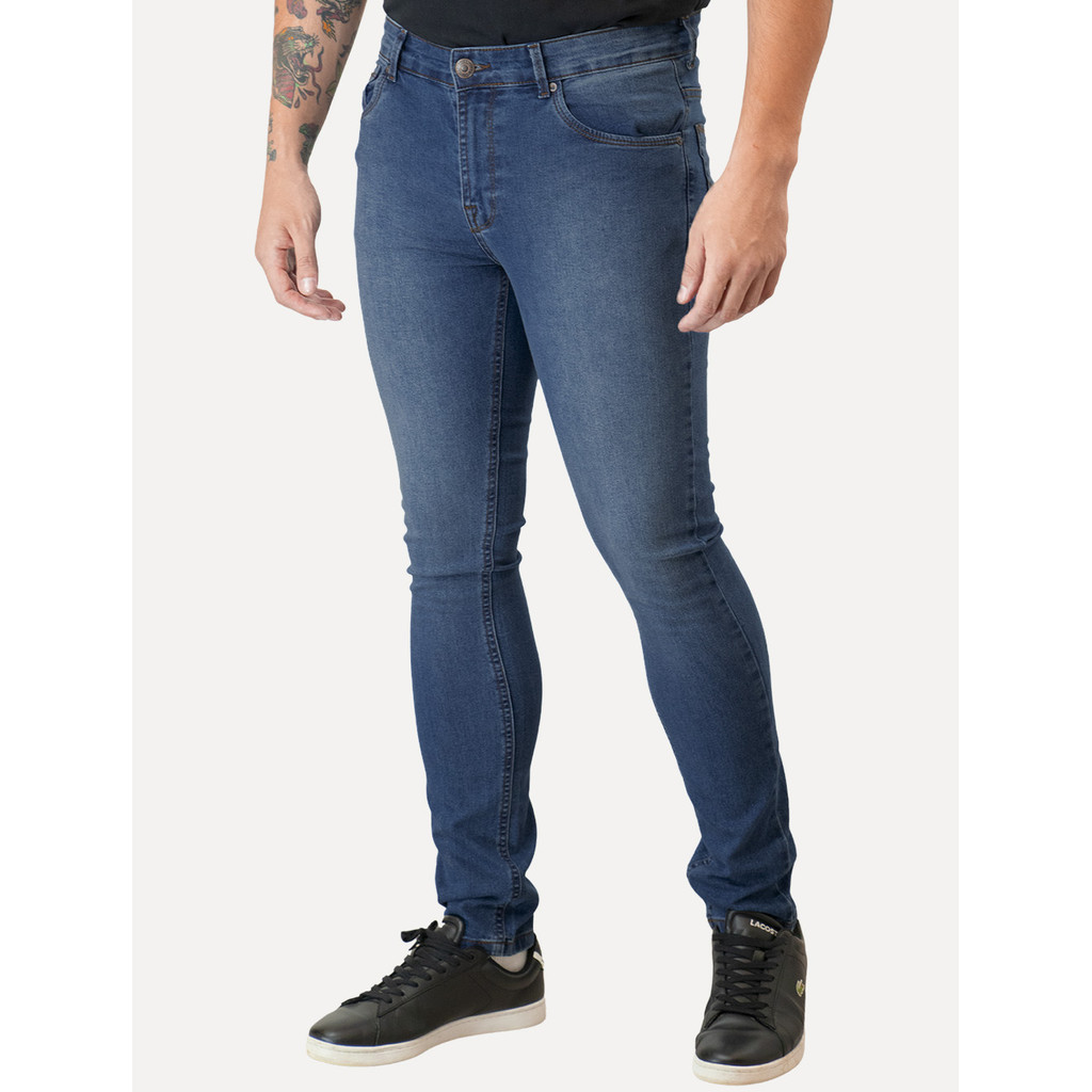 Calça Guess Original Masculina Jeans Skinny Blue