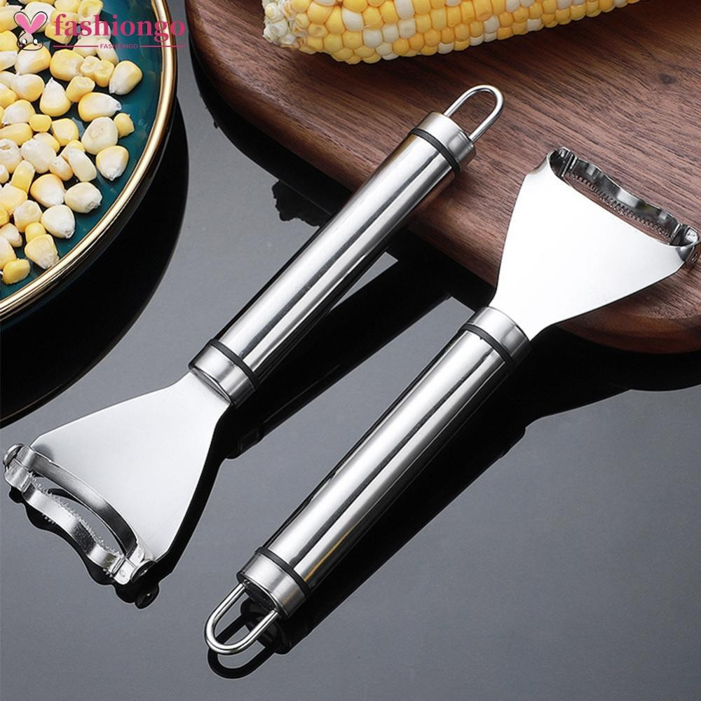 FASHIONGO Profissional Descascador De Milho Em Aço Inoxidável manual Espiga corer À Prova De Ferrugem Fácil De Descascar