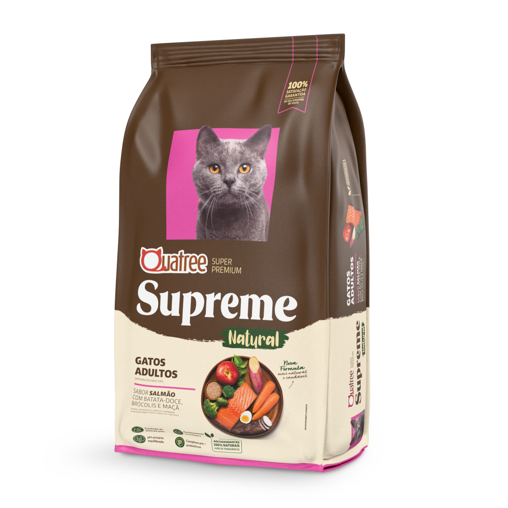 RAÇAO QUATREE SUPREME GATOS ADULTOS 10.1KG