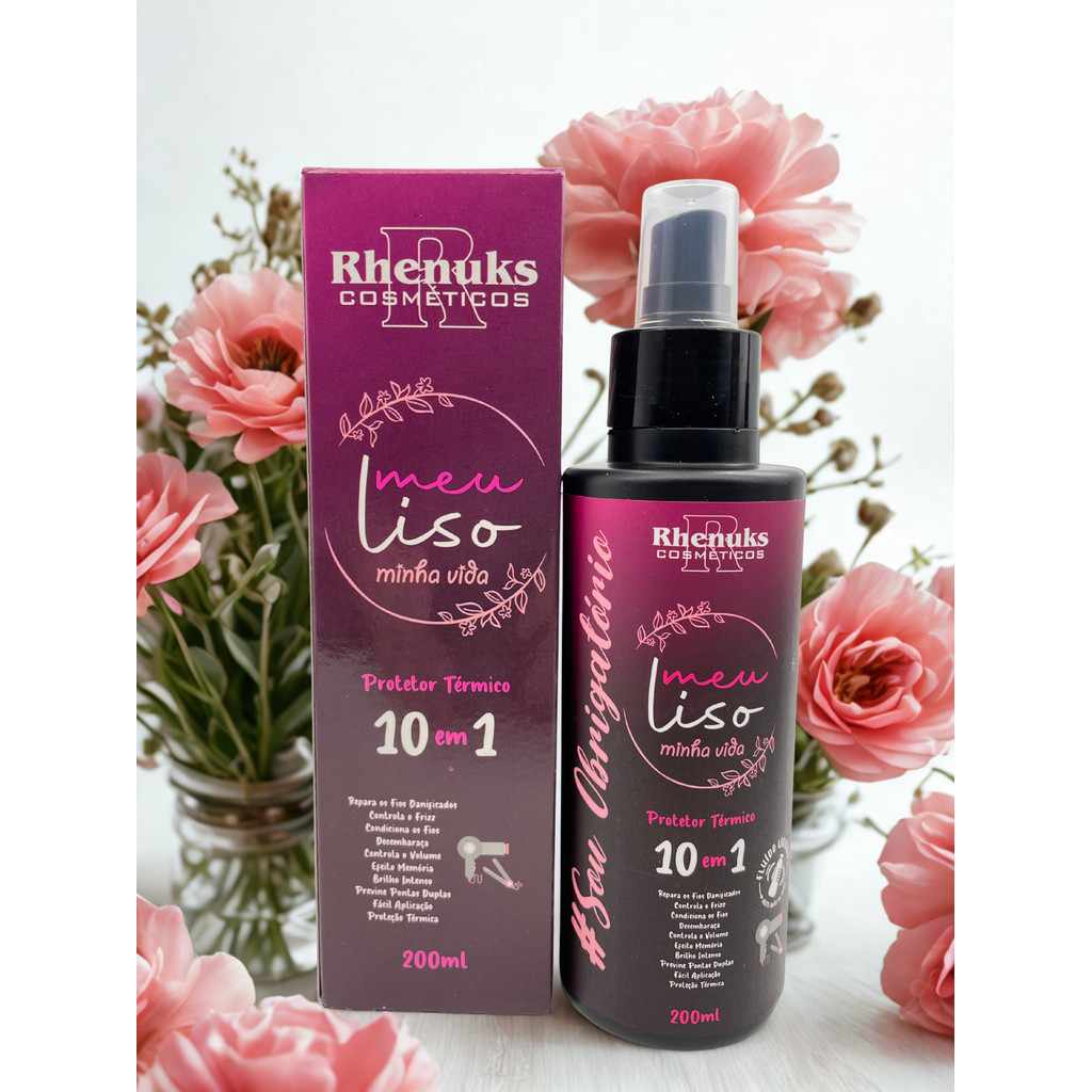 Rhenuks Meu Liso – Brilho, Proteção e Controle de Volume