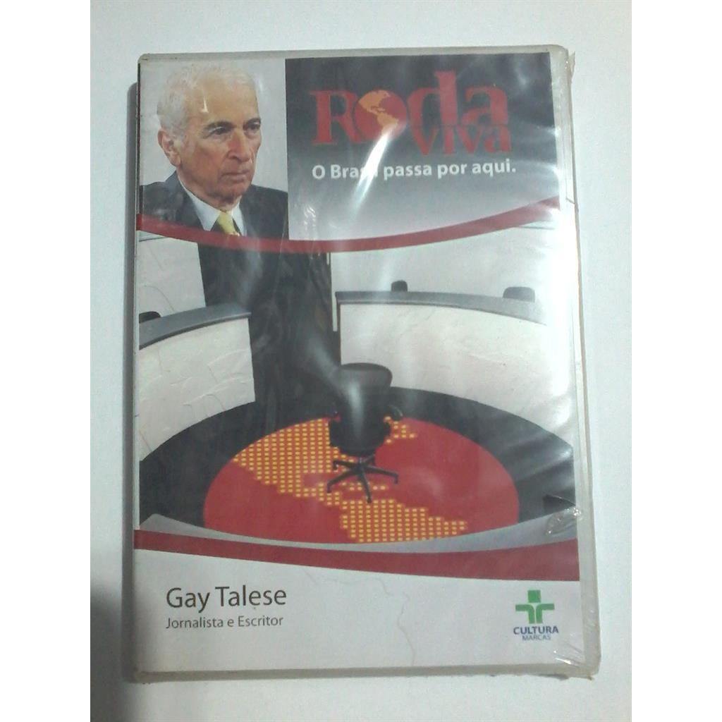 DVD Programa Roda Viva Gay Talese Jornalista e Escritor Julho 2009 direção Programa Roda Viva