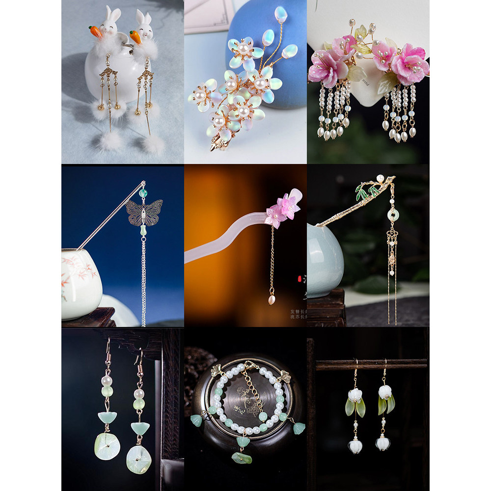 Bom bom bom bens antigo simples hairpin orelha gancho pulseira jóias cocar diário elegante All-Match único produto vário