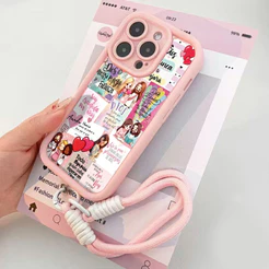 Capa para Samsung A15 A13 A14 A12 A17 A54 A55 A72 Jesus e a menina Silicone Anti-choque Frete Grátis,Envio 24h