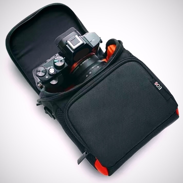 Adequado para Canon micro bolsa de câmera única EOSM5M6M100M200R10R50 micro bolsa única bolsa de ombro para câmera Digit