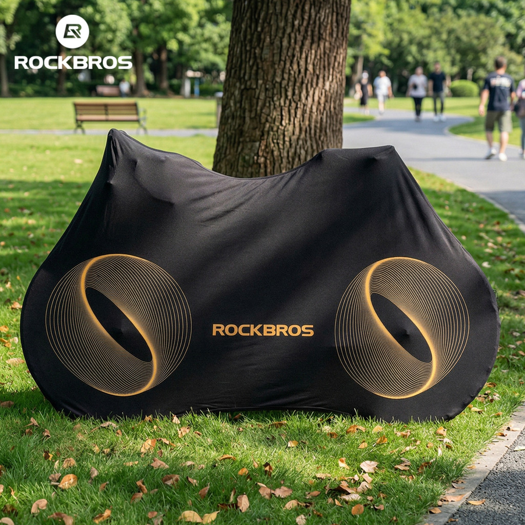 ROCKBROS Capa Completa De Proteção Contra Poeira De Bicicleta, Tecido De Alta Elasticidade, Protege A Pintura Uso Mult · foto 2