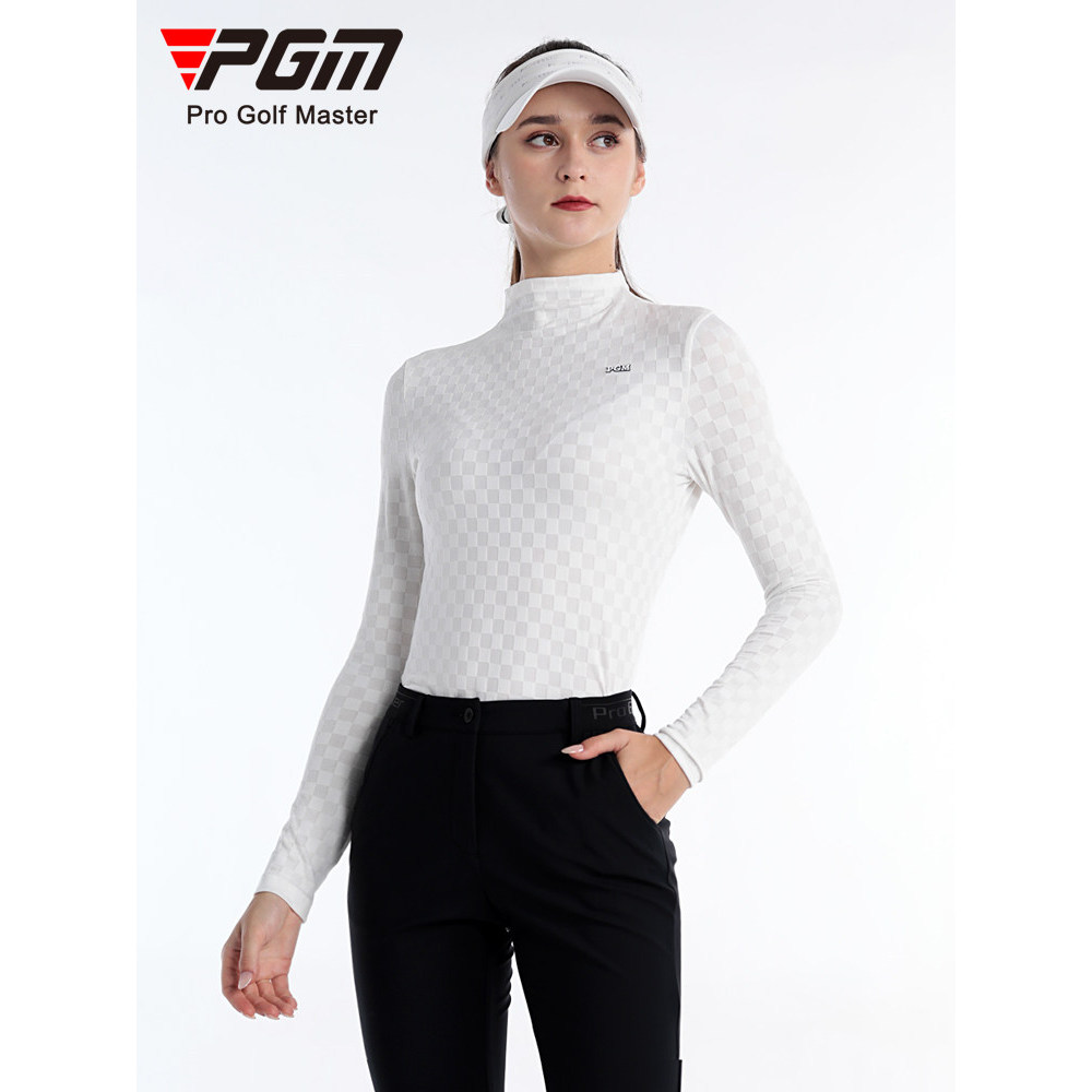 2026 coreano golfe feminino verão protetor solar camisa de fundo senhoras roupas de manga comprida topo camiseta roupas 