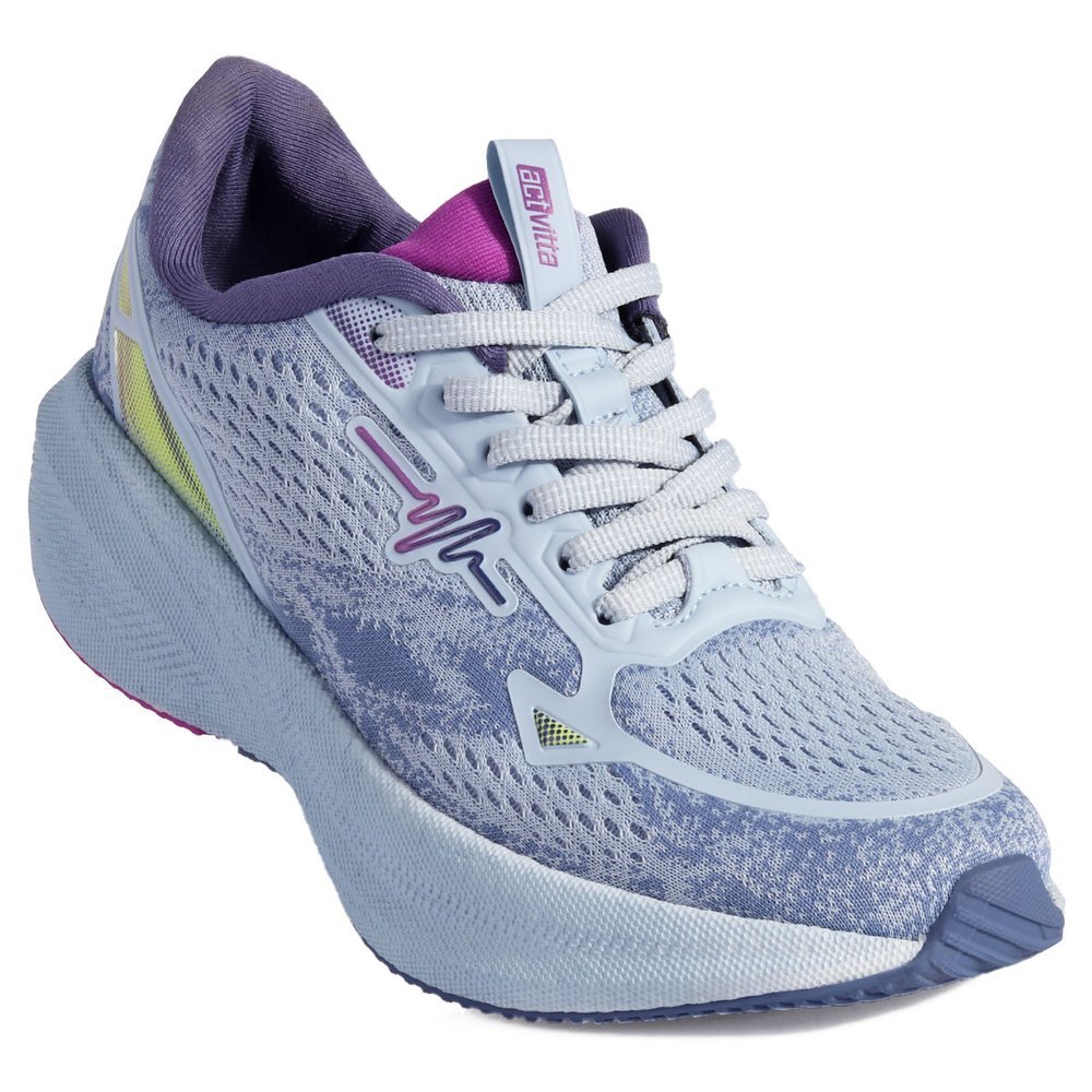 Tênis Feminino Actvitta Esportivo Ultra Leve com Amortecimento - Azul