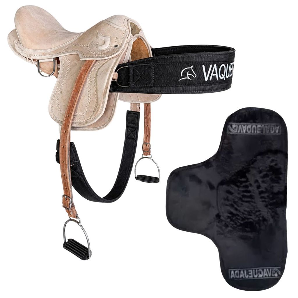 Sela Cavalo Vaquejada Completa Barata Natural Selim Selote