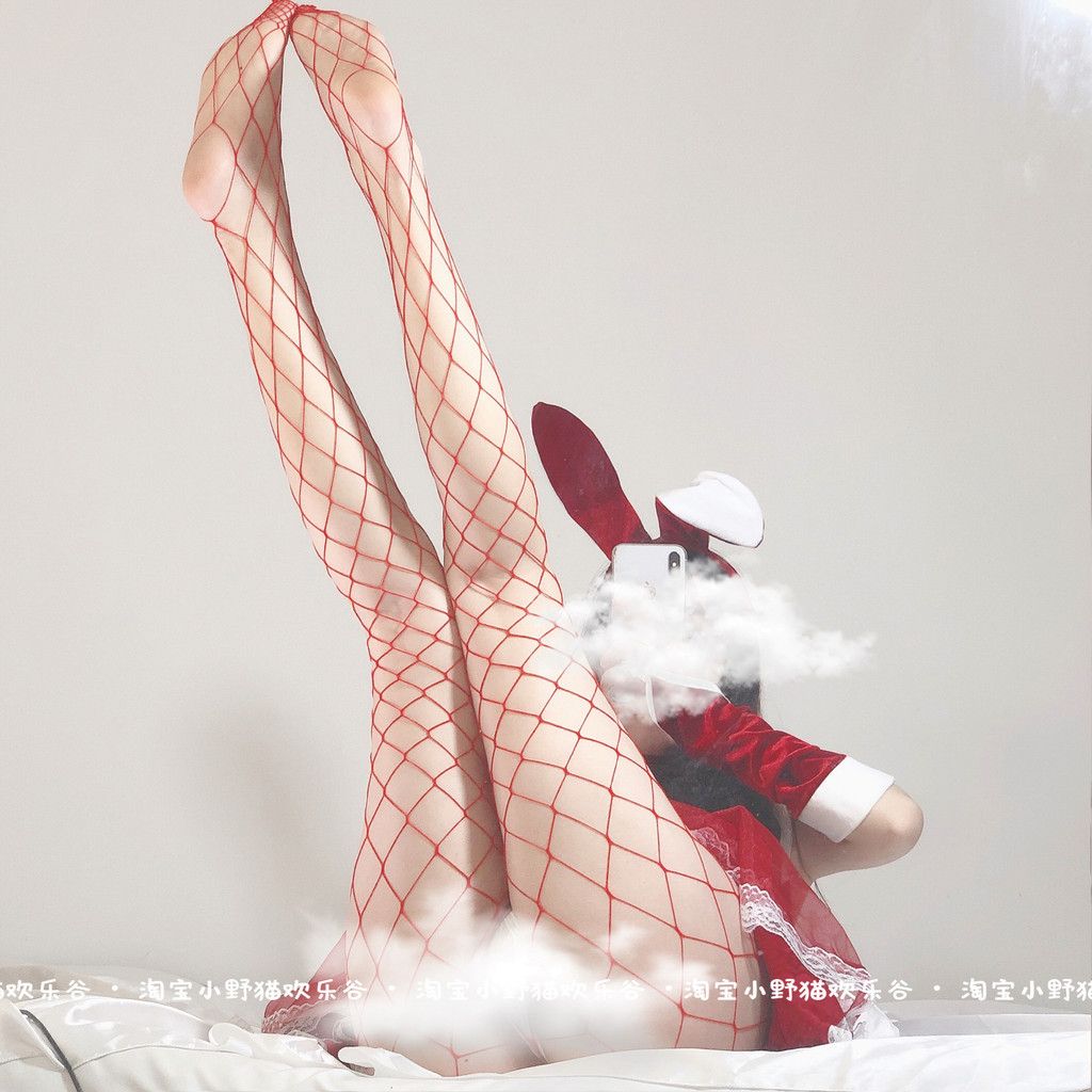 Seja seu pequeno Wildcat Sexy meias vermelhas meia-calça feminina meias arrastão puro desejo Ultra-fino meias arrastão n