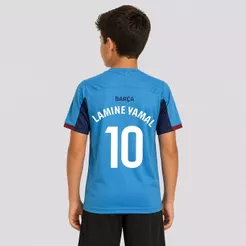 Camisa Barcelona Phoenix Infantil Azul 10 Lamine Yamal
