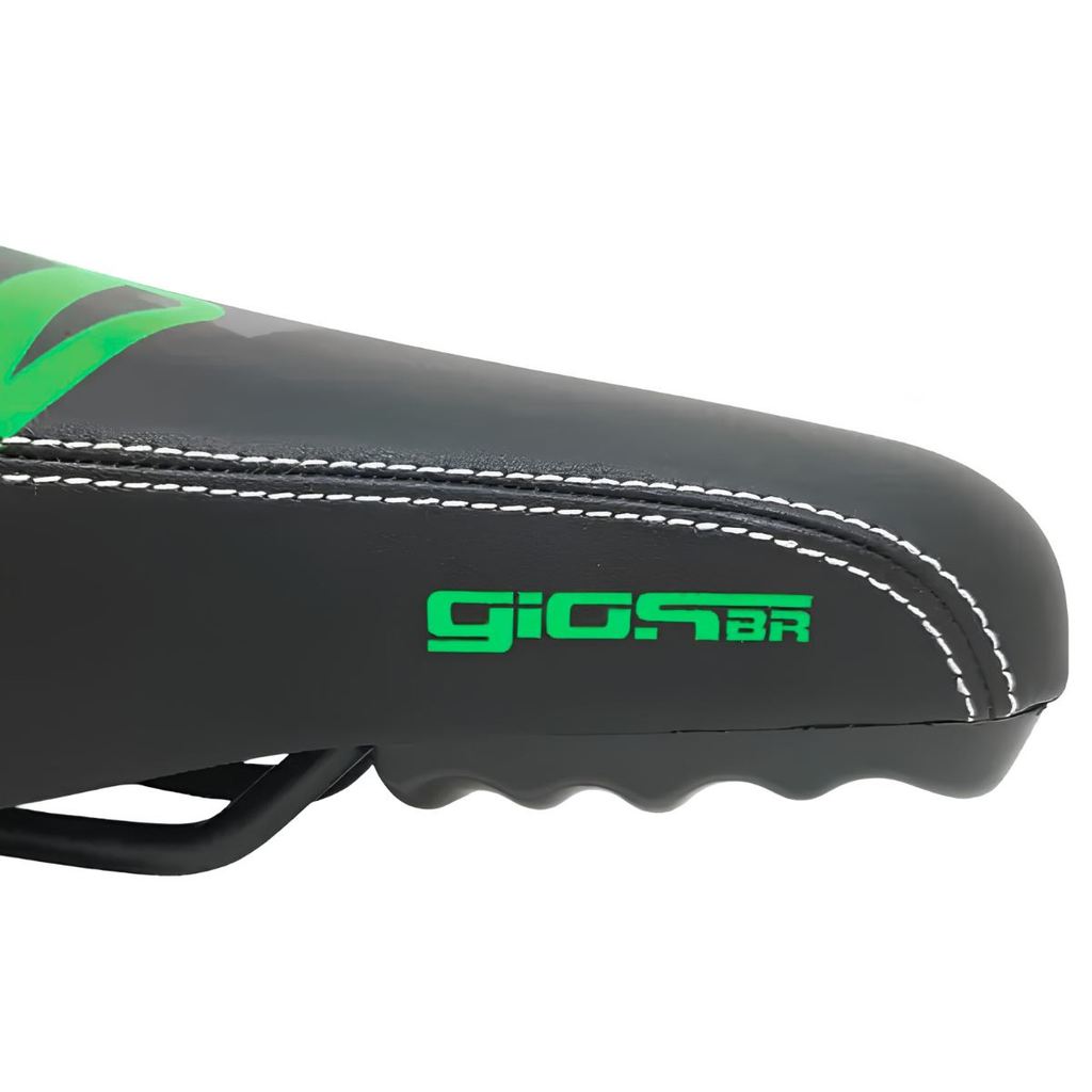 Selim Banco Giosbr Gl-1300 Freeride Bmx Preto e Verde · foto 2