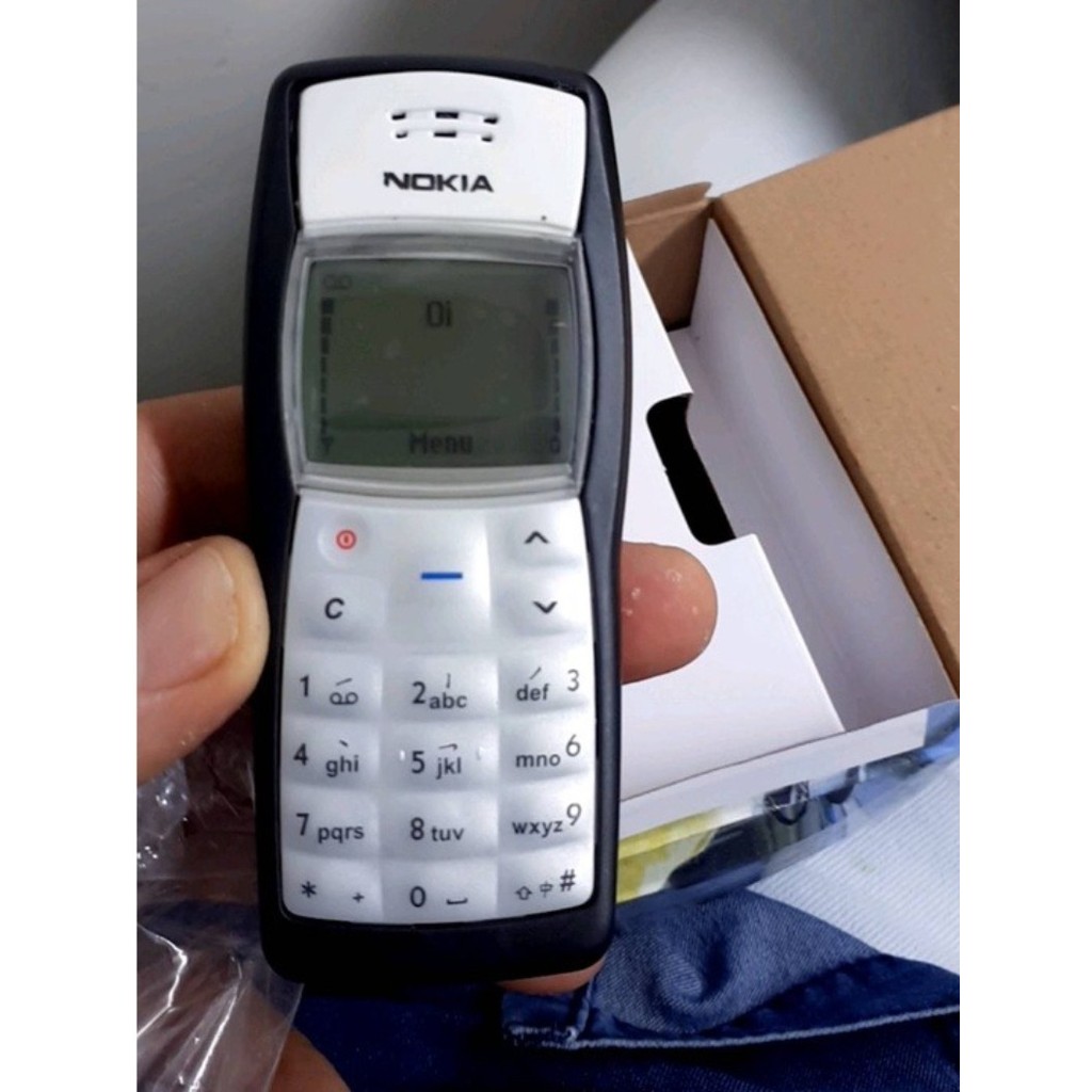 Original Nokia 1100 Gsm900/1800mhz Celular Básico (Idioma Portuguesa) Lanterna Versão Desbloqueada