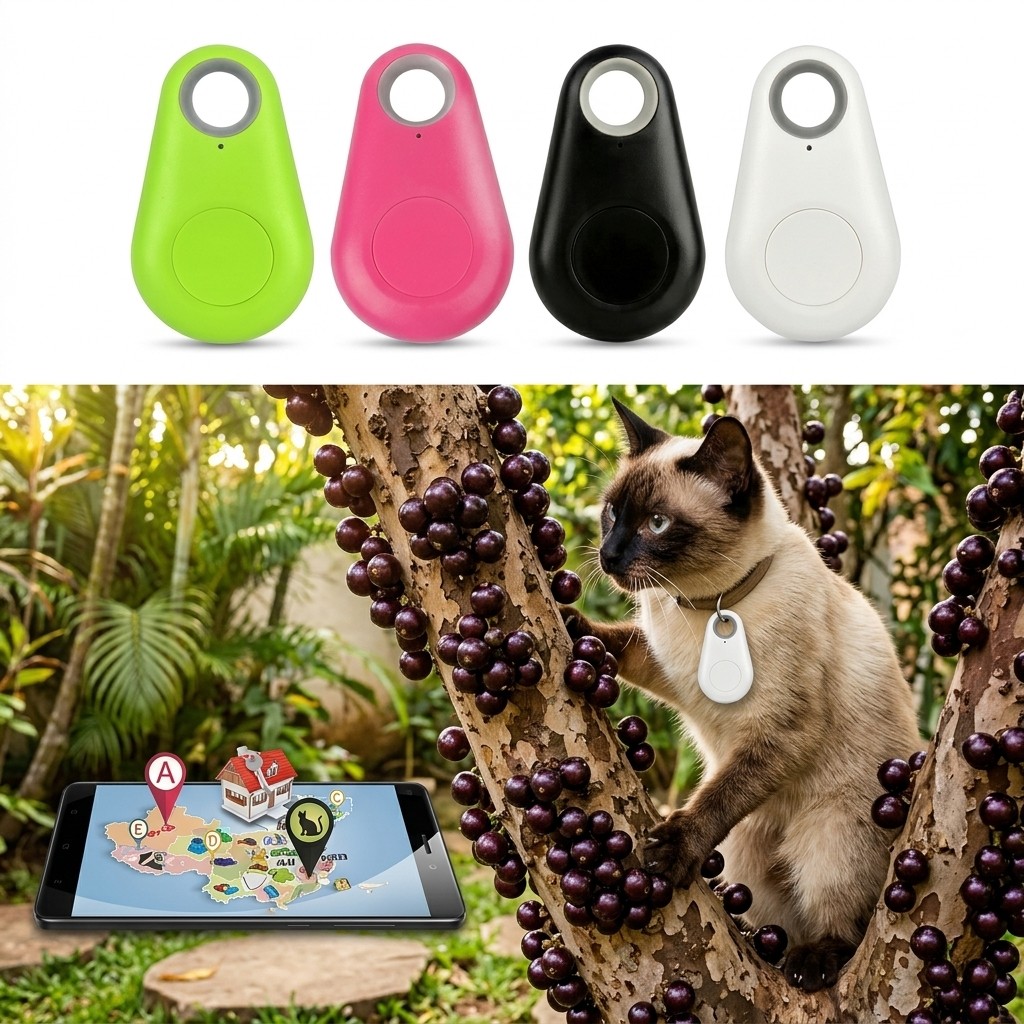 Chaveiro Rastreador GPS Inteligente Bluetooth Para Carro Chaves E Mochila Infantil