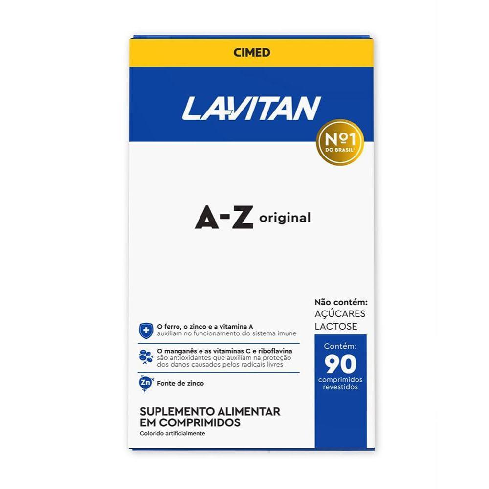 Suplemento Alimentar Lavitan A-z Original 90 Comprimidos