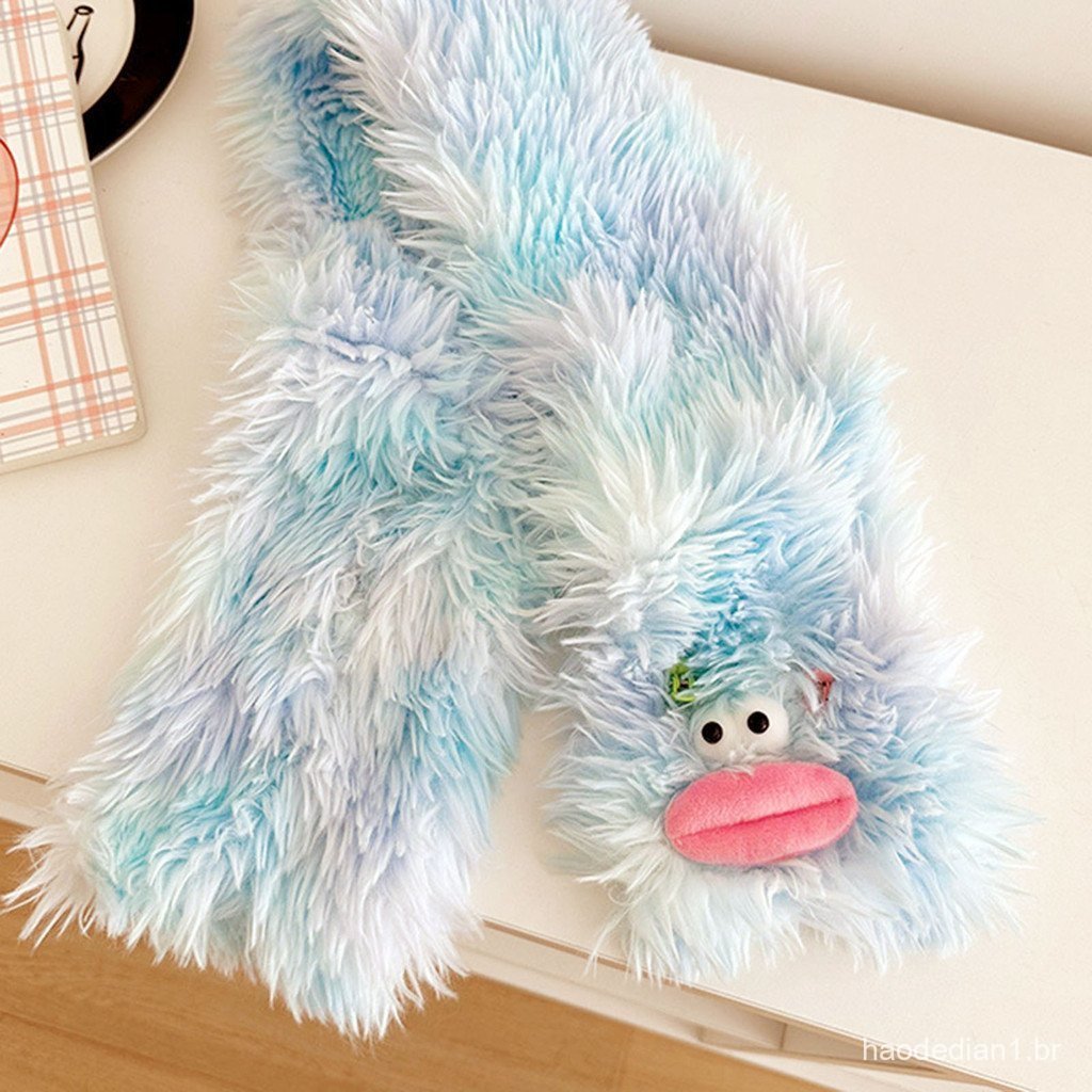 Lenços Engraçados De Monstro Feios , Fofos , Grossos , Quentes , À Prova De Frio , Confortáveis , Presente De Aniversári