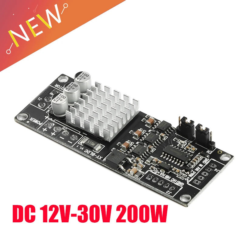 XY-BLDC Trifásico Sem Escova DC Com Módulo Controlador De motor Hall Placa De Acionamento 12V-30V 200W 10KHz PWM Driver