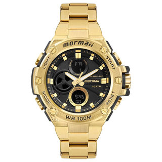 Relógio Mormaii Masculino Force Dourado - MO8320AC/7P