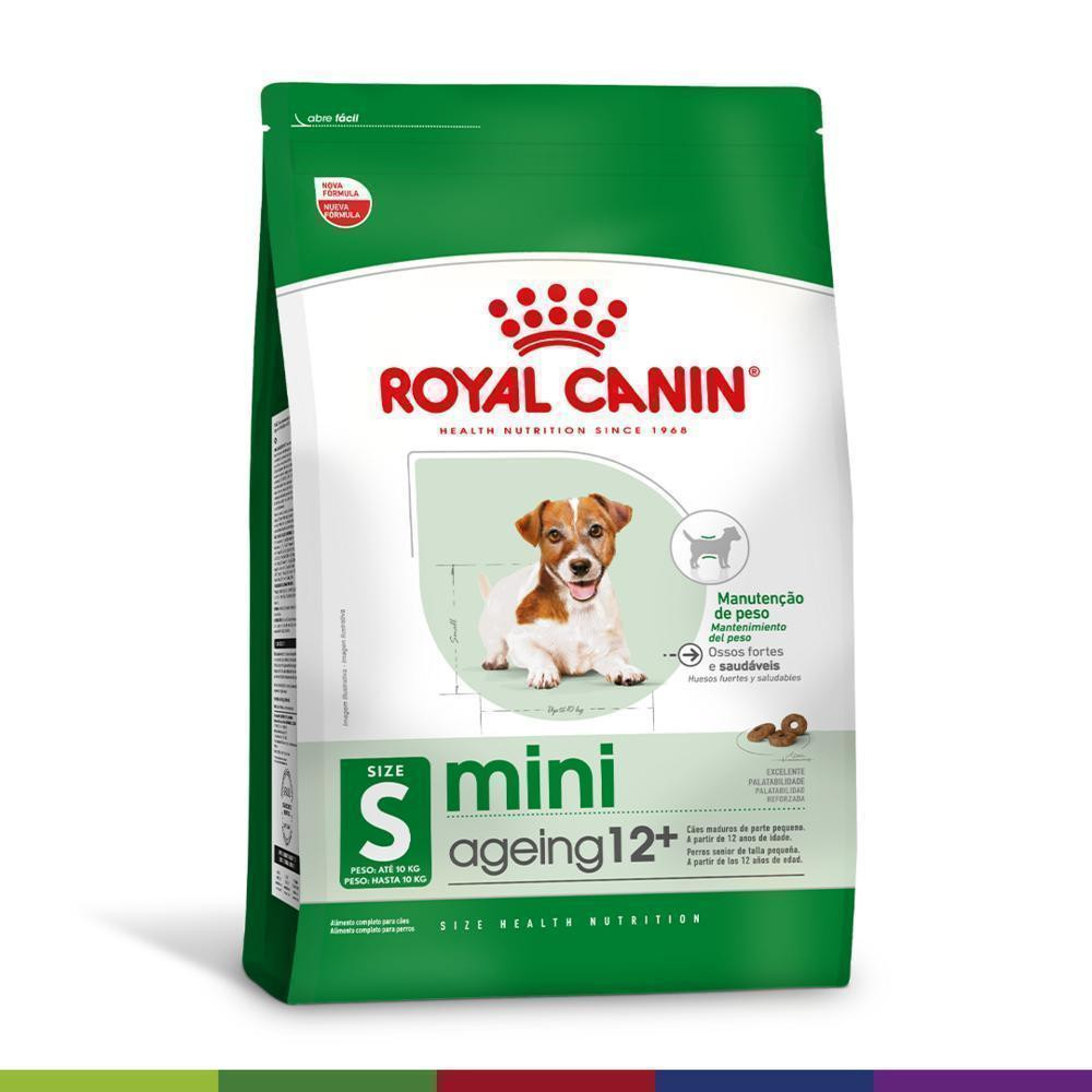 Ração Seca Royal Canin Mini Ageing 12+ para Cães Idosos de Porte Pequeno com 12 