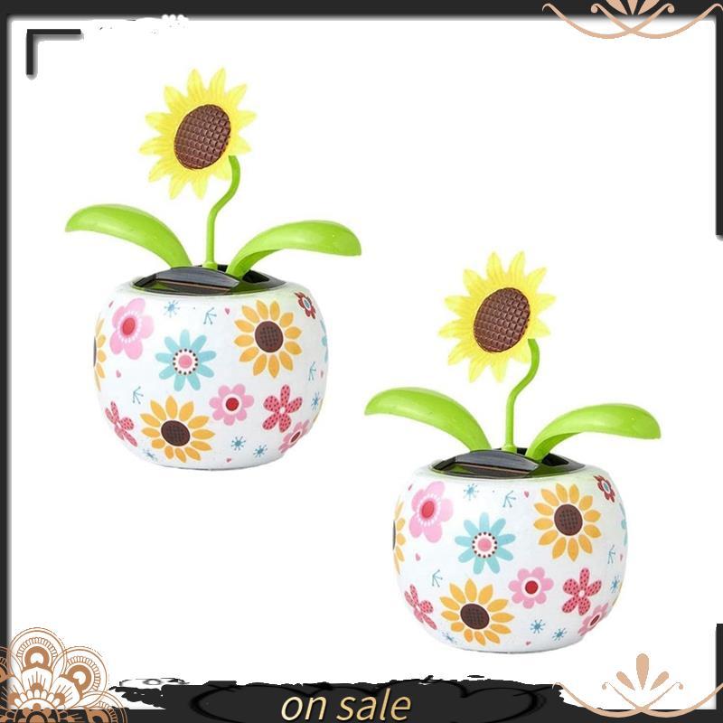 [Vendas Quentes Y] Girassol Dança Solar Flor Brinquedos Solares Movidos A Energia Balançando Dançarino Animado Brinquedo