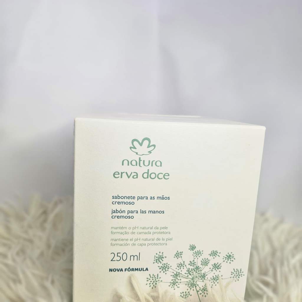 Sabonete Cremoso para as Mãos Erva Doce Natura Original - 250ml