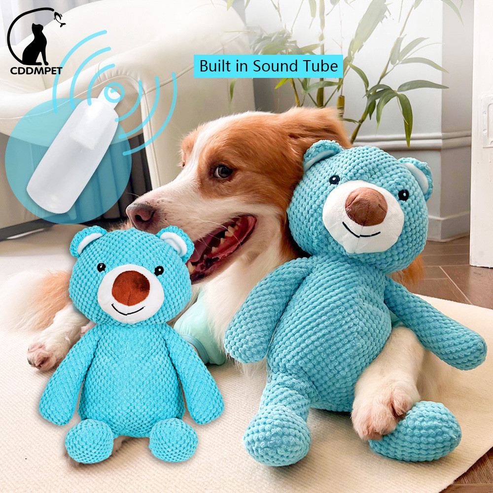 Brinquedo Para Cães De Urso De Pelúcia Brinquedos Interativos E Resistentes A Mastigação Animais De Estimação