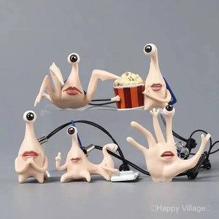 Conjunto de 5 Peças Parasyte Miggy Blind Box, Figuras de Ação Mini Colecionáveis de Anime em PVC, Bonecos Fofos, Brinque