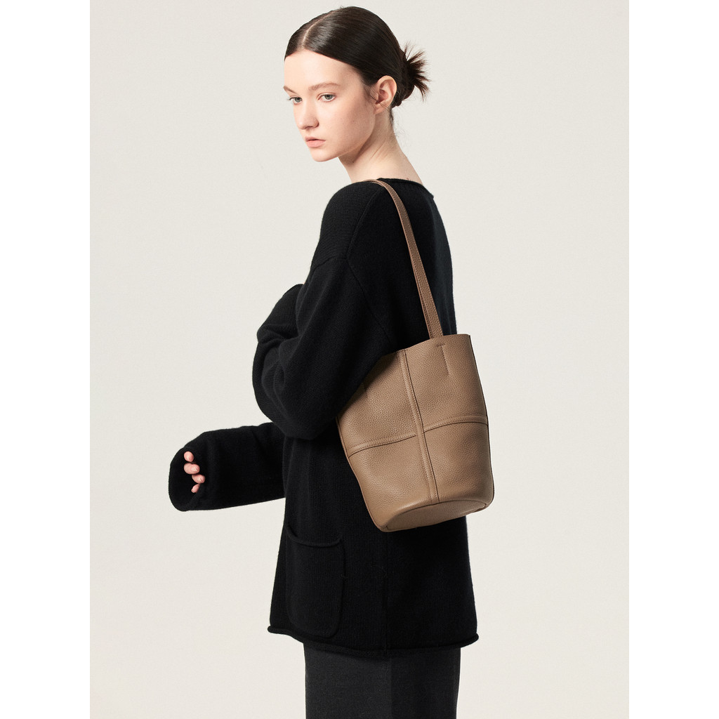 AVALEA Valerie primeira camada togo couro hobo sacola balde estilo preguiçoso de um ombro axilas bolsa feminina F232