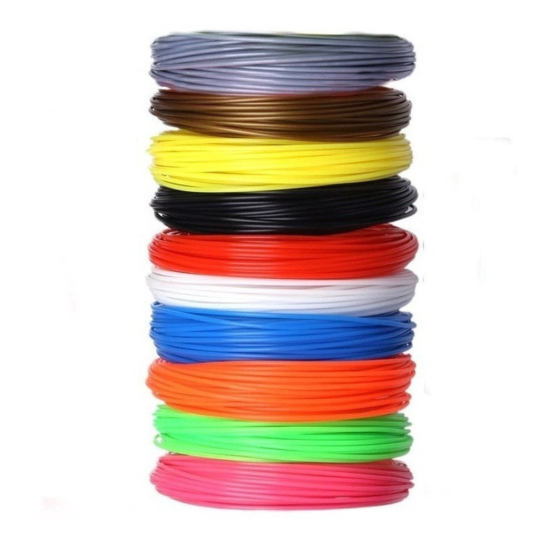 Refil Filamento PLA Kit 20 Rolos 100 M PRA Caneta 3D — imagem 2 de 2