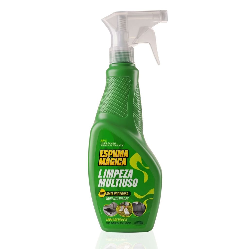 Tira Mancha Sofá Limpa Estofado Carro Tapete Espuma Mágica 500ml