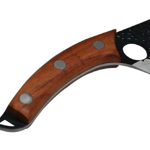 Faca Artesanal Inox Lâmina Afiada Cabo Ergonômico Durável Bainha Protetora Camping Pesca Uso Geral