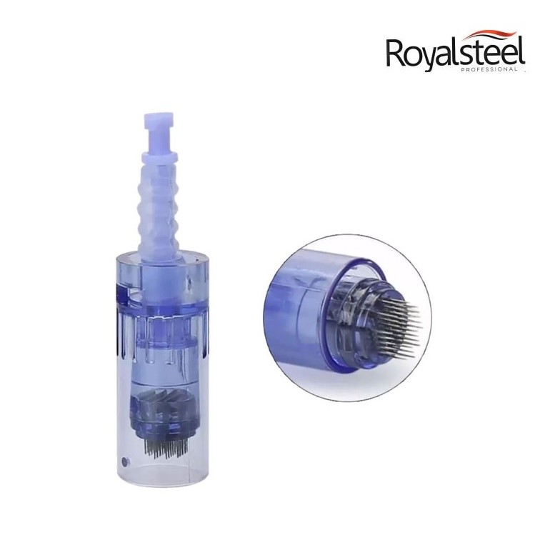 100 Unidades Cartucho para Dermapen c/ Anvisa A1-C 36 pontas - Royal Steel