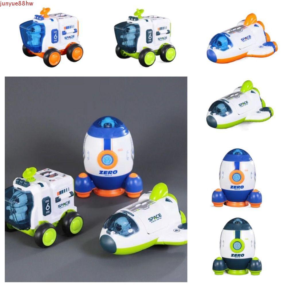 Brinquedos De Exploração Espacial JUNYUE , Brinquedo De Carro De Inércia De Foguete De Nave Removível , Astronauta De Ve