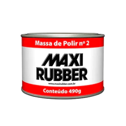 Massa para Polir N°2 Maxi Rubber 490gr