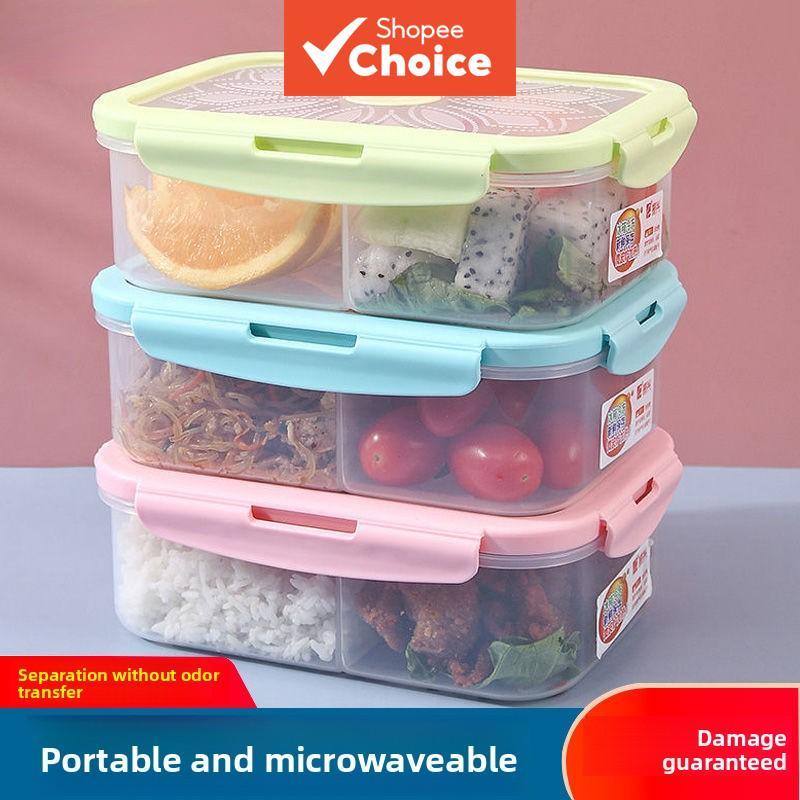 Compartimento de grau alimentício, livre de BPA, seguro para micro-ondas, lancheira Bento moderna estilo japonês, à